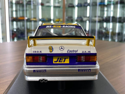 1:18 Diecast – Minichamps Mercedes-Benz 190E 2.5-16 Evo 1 Jörg van Ommen DTM 199