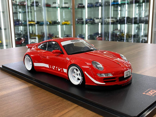 1/18 Metal Diecast IXO Models Porsche RWB 997 in Red