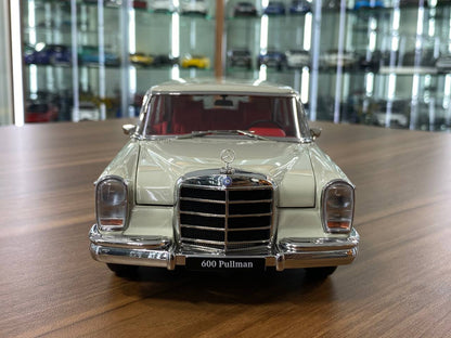 1:12 Diecast Full Opening – NZG Modelle GmbH Dealer Edition Mercedes-Benz 600 Pullman (W100) – White Grey