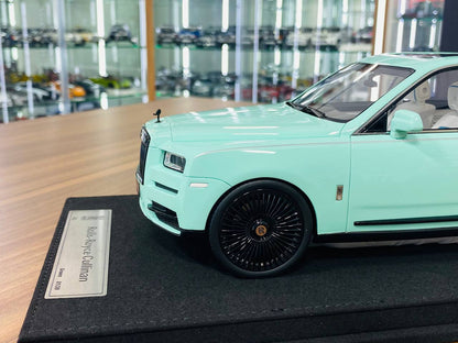 GL Models Rolls-Royce Cullinan - 1/18 Resin Model, Tiffany Green, Limited to 39 Pieces