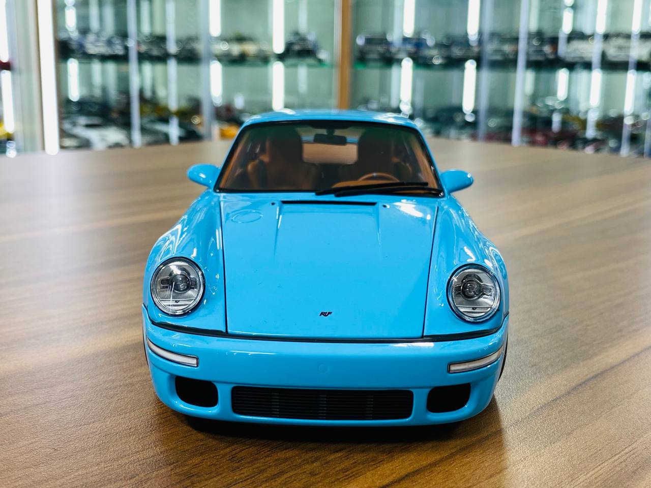 Almost Real Porsche RUF CTR Anniversary 2017 - 1/18 Diecast Model, Bavarian Sky Blue