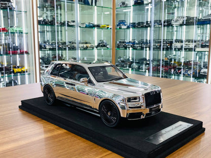 GL Models Rolls-Royce Cullinan - 1/18 Resin Model, Electro Silverinq, Limited to 15 Pieces