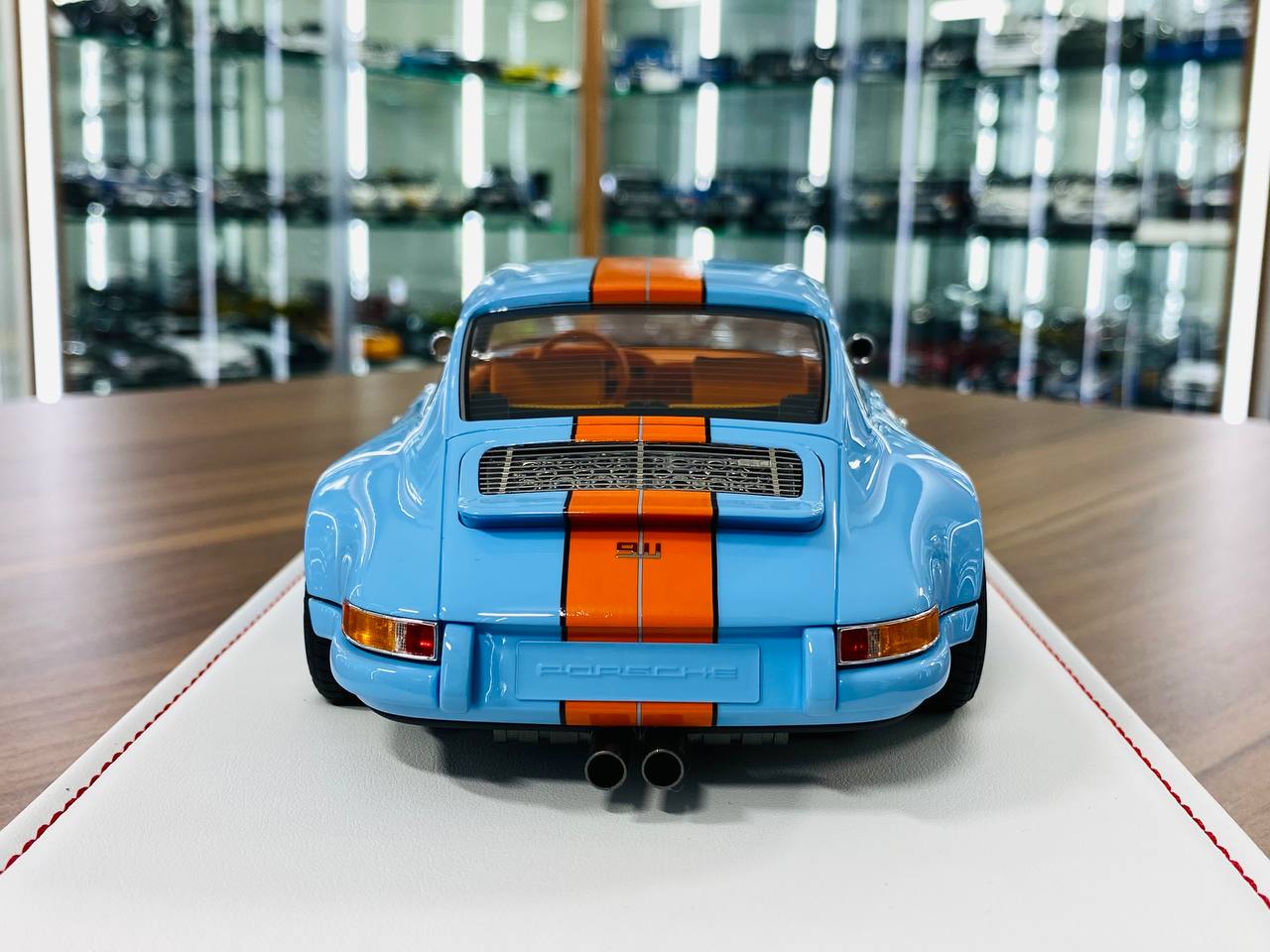 Ivy Model Porsche 911 Singer – 1/18 Resin Model, Gulf Blue, Limited 50