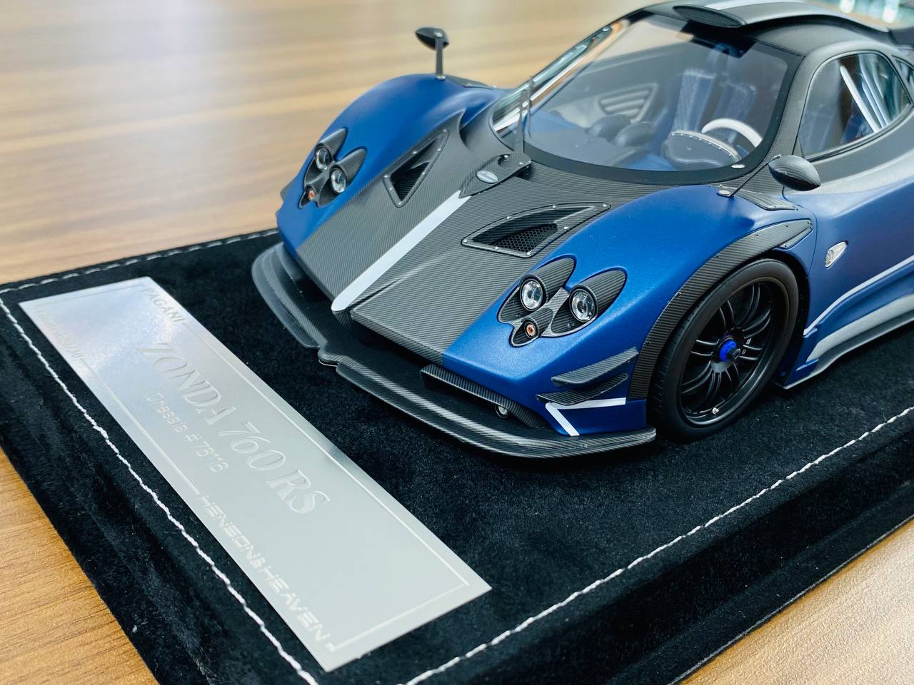 H&H Pagani Zonda 760 RS – 1/18 Resin Model, Zonda Sapphire, Limited 30 Pcs.