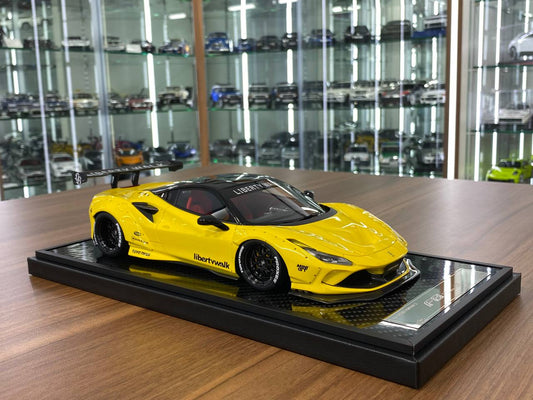 1/18 Resin – Ferrari F8 GT LB-Works Giallo Tristrato Decal by VIP Model