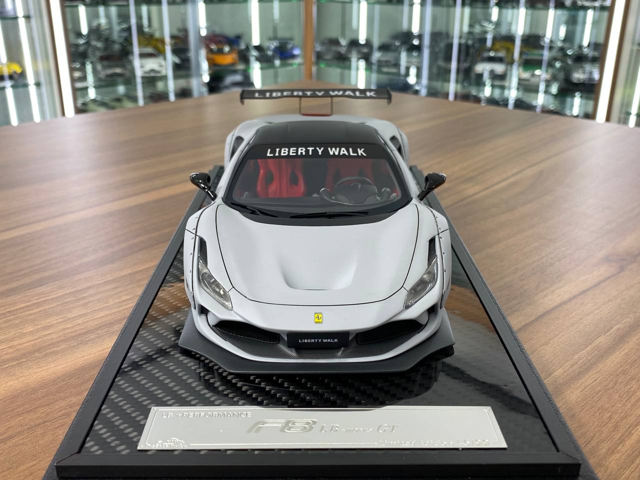 1/18 Resin – Ferrari F8 GT LB-Works Fighter Grey Decal by VIP Model