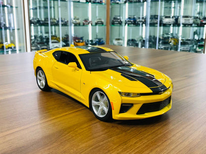 1/18 Diecast Maisto Chevrolet Camaro SS 2016  Yellow / black stripe