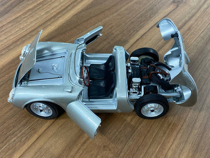 1/18 Diecast Maisto Porsche 550 A Speedster in silver