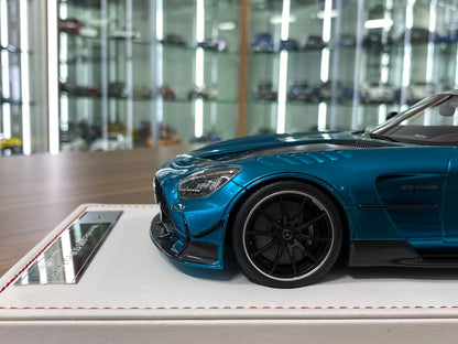 1/18 Resin Model - Mercedes AMG GT Black Series by IVY Model (Teal Blue Metallic)