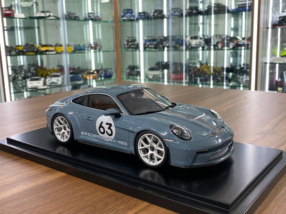 1/18 Resin Model - Porsche 911 T/S Blue by Spark Models