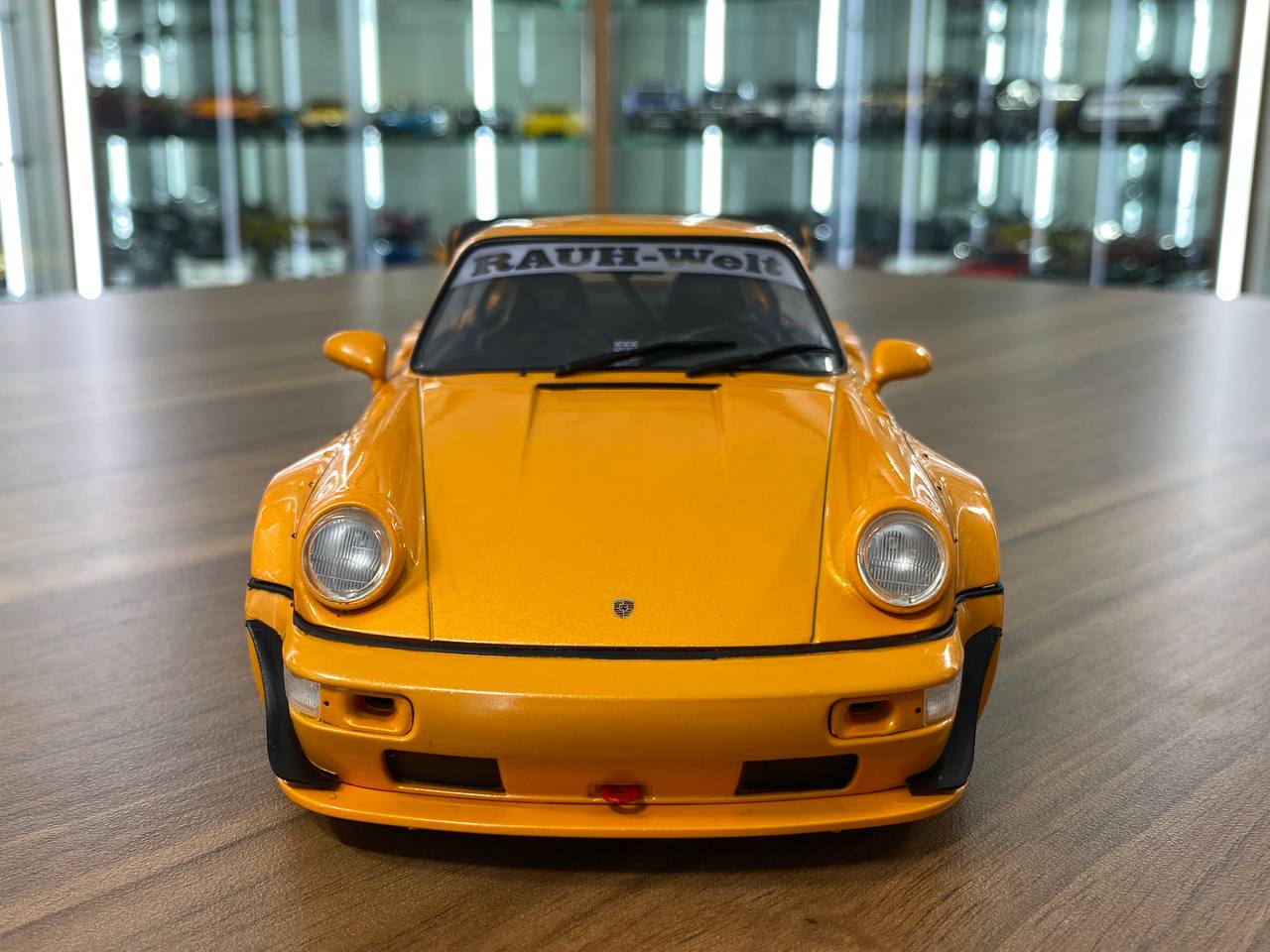 1/18 Diecast Porsche 964 RWB - HIBIKI 2016 Orange by Solido