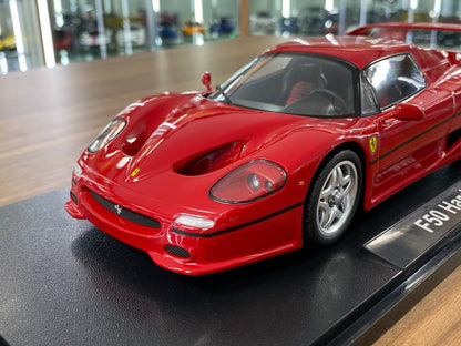 1:18 Diecast – KK Scale Ferrari F50 Hardtop in Red with Silver Wheels