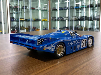 1/18 Diecast Solido Porsche 956LH-24H LE MANS 1983 #21 in Blue