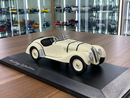 1:18 Diecast Model – Minichamps Dealer Edition BMW 328 Roadster 1938 – White