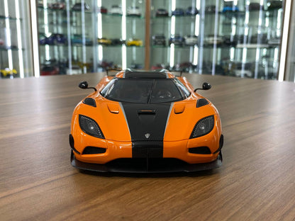 1:18 Diecast Metal Full Opening – AUTOart Koenigsegg Agera RS – Cone Orange / Black Accents