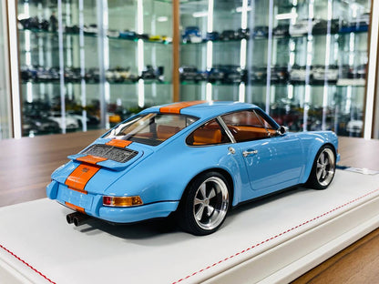 Ivy Model Porsche 911 Singer – 1/18 Resin Model, Gulf Blue, Limited 50