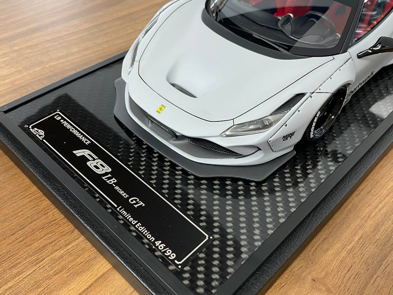 1/18 Resin – Ferrari F8 GT LB-Works Fighter Grey Decal by VIP Model