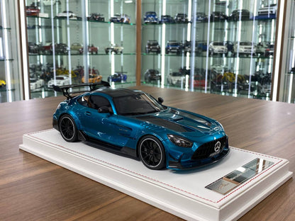 1/18 Resin Model - Mercedes AMG GT Black Series by IVY Model (Teal Blue Metallic)