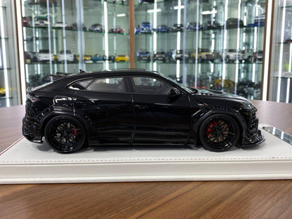 1/18 Resin Model  - IVY Model Lamborghini URUS LB Works (Metallic Black)