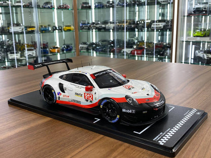 Ixo Models 1/18 Metal Diecast PORSCHE 911 RSR #912 24h Daytona 2018 White