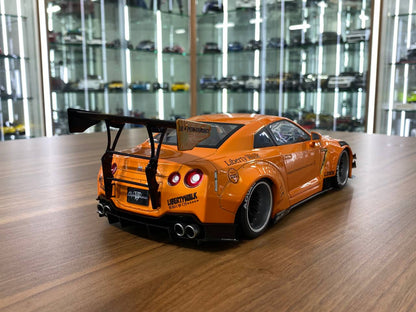 1/18 Diecast Solido Nissan GT-R R35 LB*Work Type 2 Orange