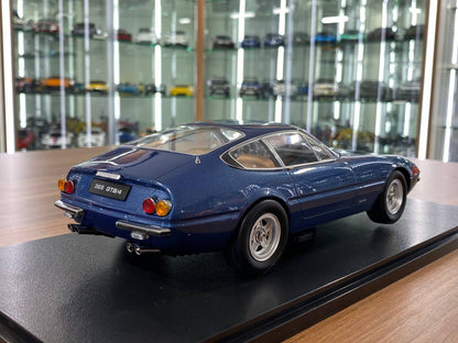 1/18 Diecast  KK Scale Ferrari 356 GTB/4 1971 in Blue