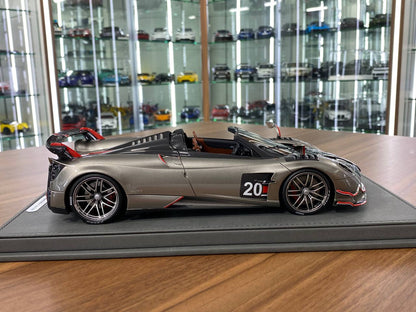 1:18 Resin Model – BBR Pagani Huayra Roadster BC #20 – Metallic Silver – Limited to 200 pcs