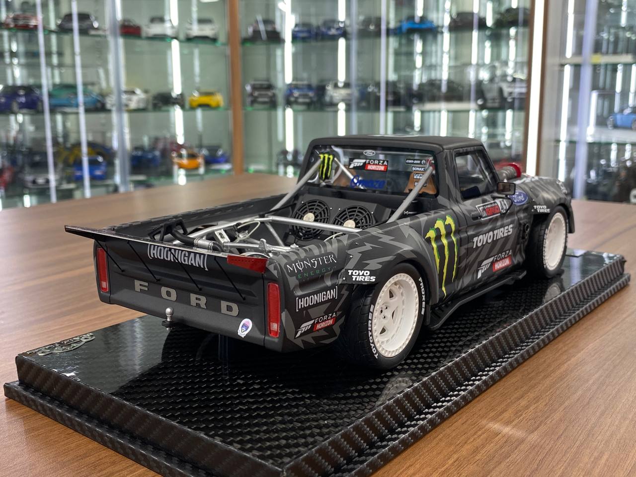 1:18 Resin - VIP Model Ford Hoonitruck New Monster Decal (RARE Ken Block's Gymkhana 10)