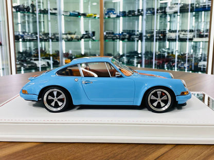 Ivy Model Porsche 911 Singer – 1/18 Resin Model, Gulf Blue, Limited 50