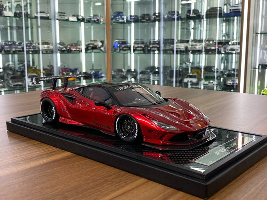 1/18 Resin Model – Ferrari F8 GT LB-Works Rosso Fuoco Decal by VIP Model