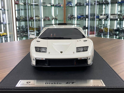 1/12 Resin Model - Lamborghini Diablo GT White