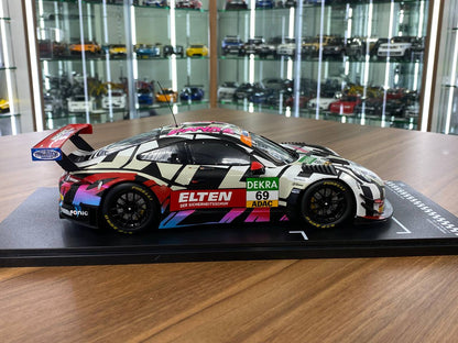 Ixo Models 1/18 Metal Diecast PORSCHE 911 GT3 R 2016 #69 ADAC GT-Masters Hockenheim 2018 in Mix Color