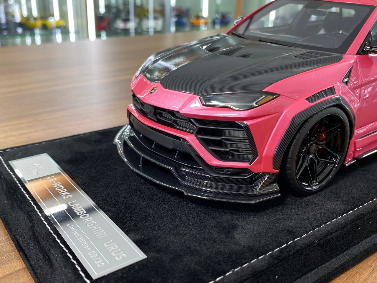 1:18 Resin Model – Lamborghini Urus LB Works In Pink | Ivy Models