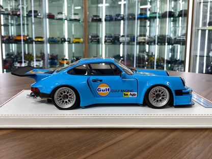 1:18 Resin Model – Runner Porsche KS-R in Gulf Blue