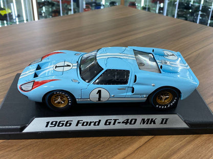 1/18 Metal Diecast Shelby Collectibles  Ford GT 40 MKII Gulf #1 1966 Gulf Edition