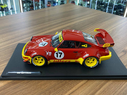 1/18 Diecast Solido Porsche RWB - MATY'S IDLERS 2016 #17 in Red/Yellow