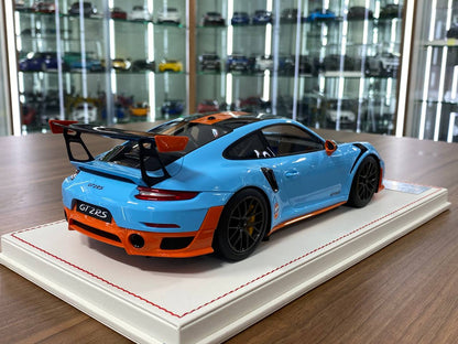 1:18 Resin Model - Dino Porsche 911 GT2 RS - Gulf Livery - Limited 5 pcs