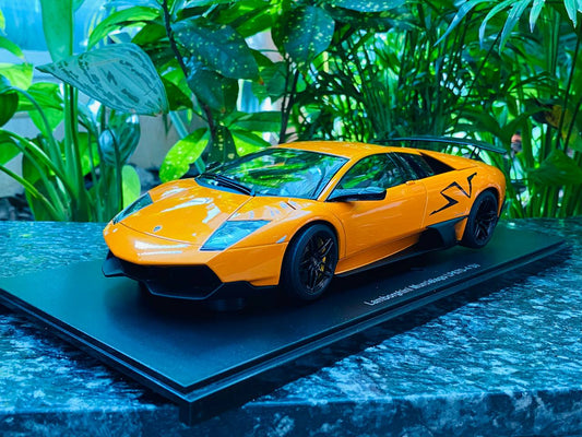 AUTOart Lamborghini Murcielago LP670-4 SV Diecast Model - Orange | 1/18 Scale