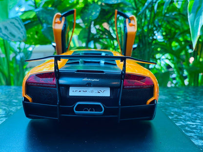 AUTOart Lamborghini Murcielago LP670-4 SV Diecast Model - Orange | 1/18 Scale