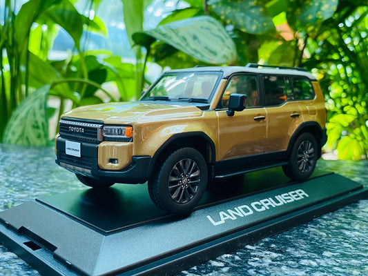 Dealer Edition 2024 Toyota Land Cruiser 250 Resin Model - Brown | 1/30 Scale