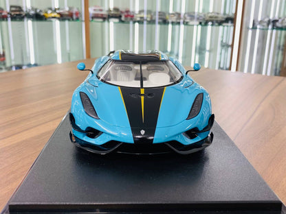 GT Spirit Koenigsegg Regera Resin Model - Baby Blue | 1/18 Scale, Limited Edition