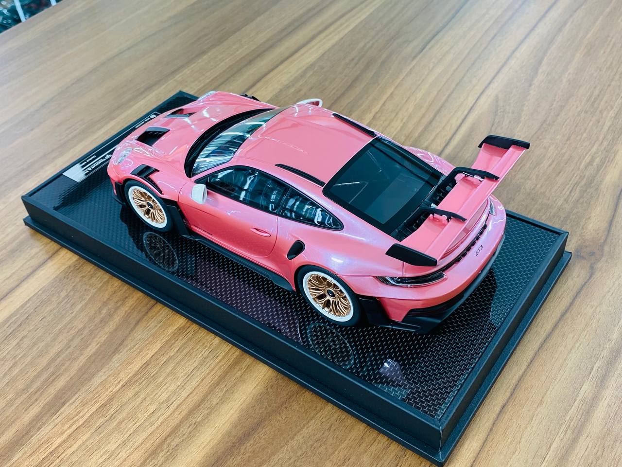 1/18 Resin Model - Timothy & Pierre Porsche 911 GT3 RS Pink Vorsteiner