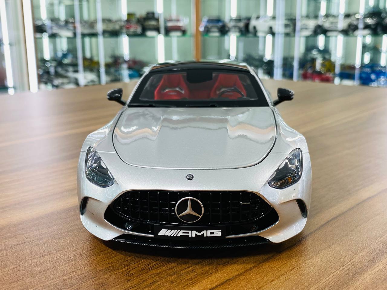 1/18 Diecast Norev (Dealer Edition) Mercedes-AMG GT 63  High-tech Silver