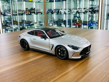 1/18 Diecast Norev (Dealer Edition) Mercedes-AMG GT 63  High-tech Silver