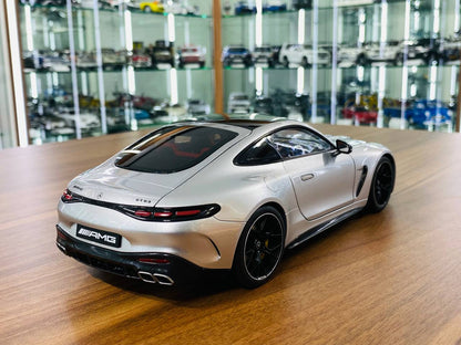 1/18 Diecast Norev (Dealer Edition) Mercedes-AMG GT 63  High-tech Silver