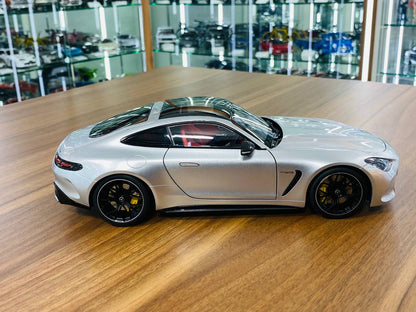 1/18 Diecast Norev (Dealer Edition) Mercedes-AMG GT 63  High-tech Silver