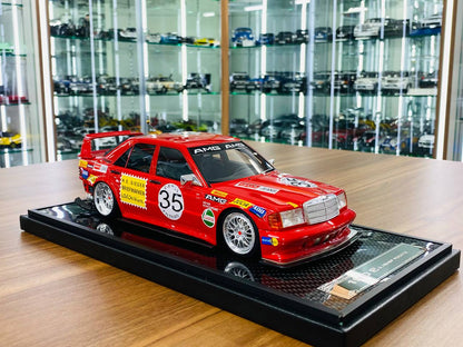 VIP Model Mercedes-Benz 190 E & A$AP Rocky’s Edition – 1/18 Resin Model, Red Pig Decal, Limited to 30 Units