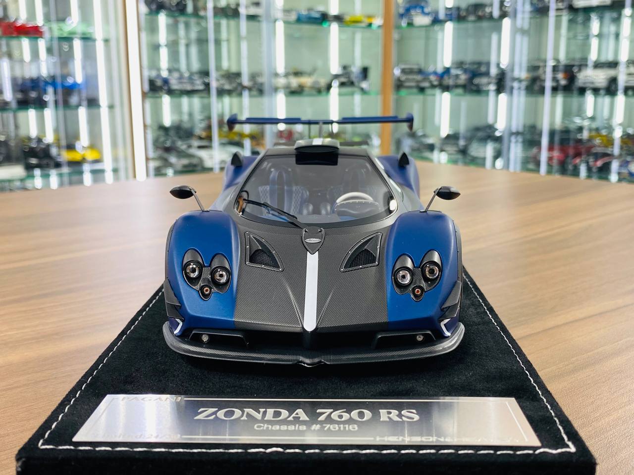 H&H Pagani Zonda 760 RS – 1/18 Resin Model, Zonda Sapphire, Limited 30 Pcs.