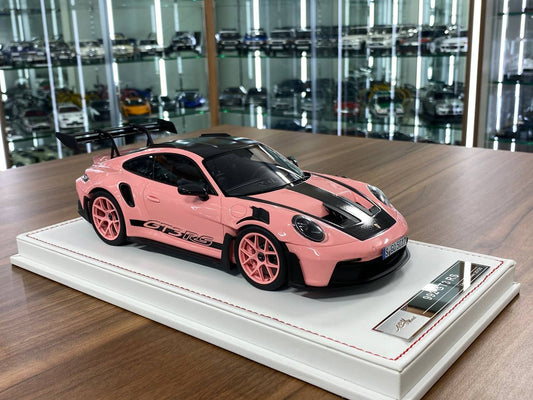 Ivy Model 1/18 Porsche 911 992 GT3 RS Weissach – Pink Sakura, Limited to 25 pcs.