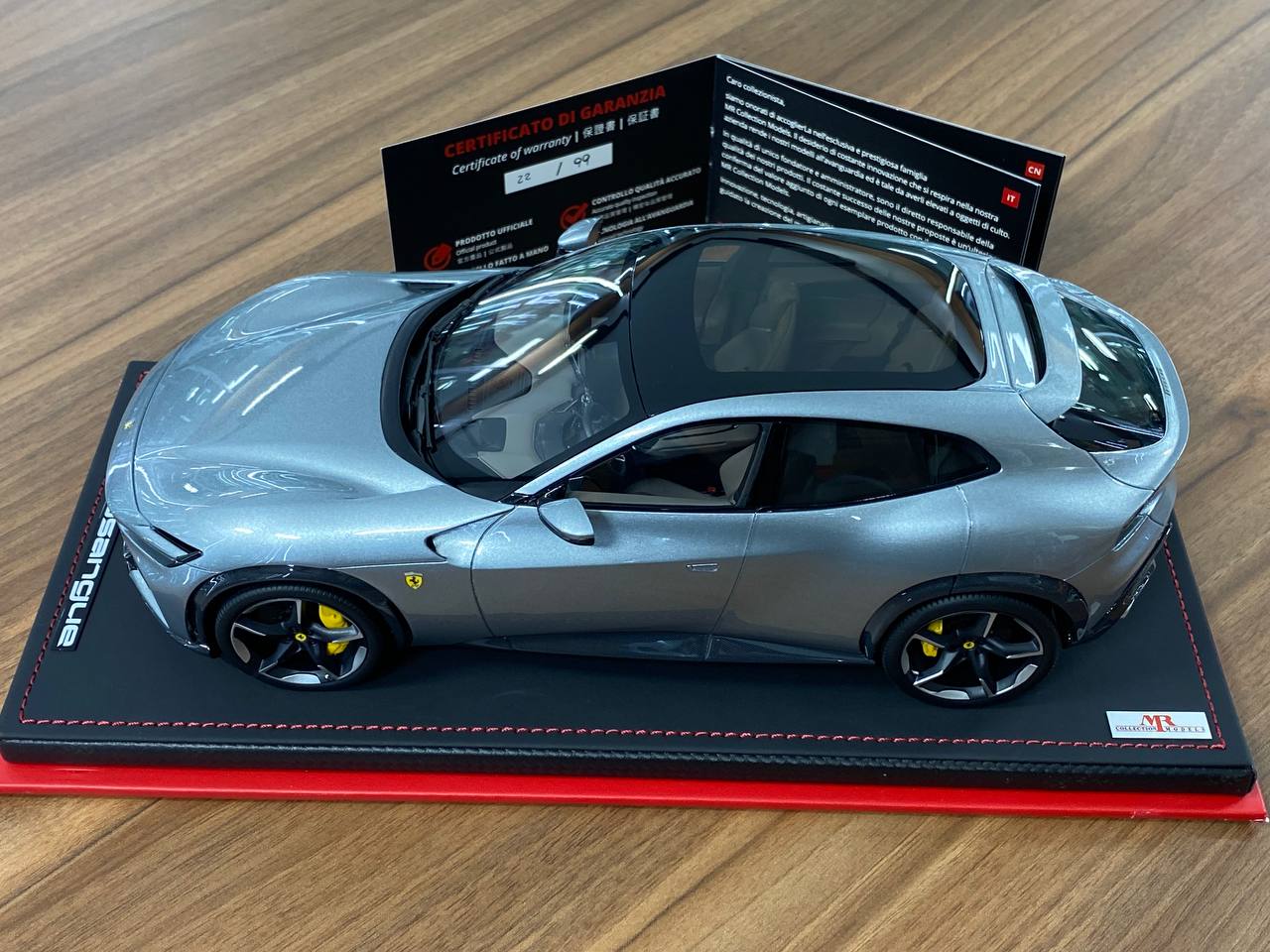 1/18 Resin Model - Ferrari Purosangue Grigio Titanio by MR Collection